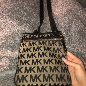 Black and Tan MK crossbody